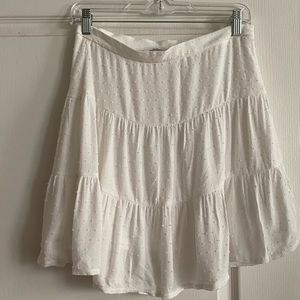 Gap Teen White Polka Skirt